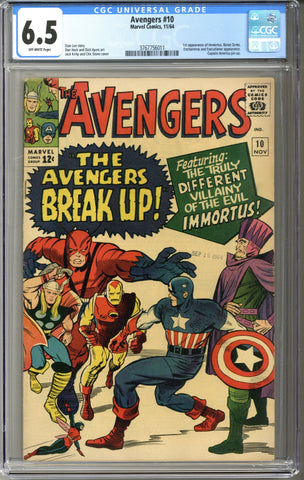 Avengers #10 CGC 6.5