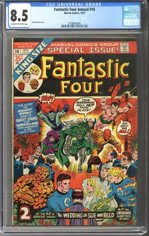Fantastic Four Annual #10 CGC 8.5
