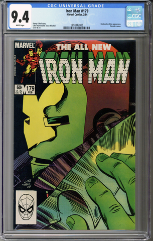 Colorado Comics - Iron Man #179  CGC 9.4 