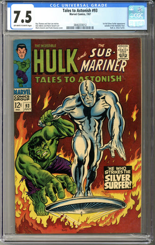 Tales to Astonish #93 CGC 7.5