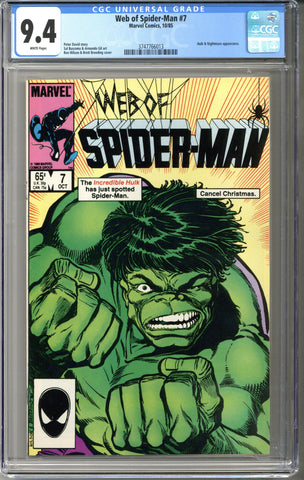 Web of Spider-man #7 CGC 9.4
