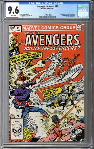 Avengers Annual #11  CGC 9.6