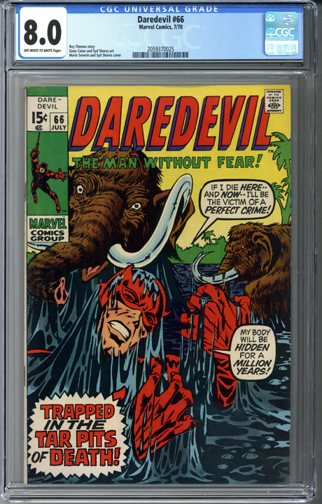 Daredevil #66 CGC 8.0