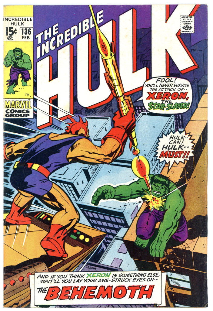 Incredible Hulk #136 F/VF