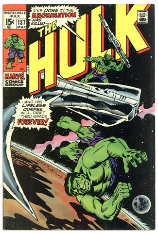 Incredible Hulk #137 VF/NM