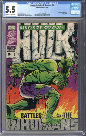 Incredible Hulk Annual #1 CGC 5.5