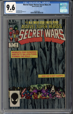 Marvel Super Heroes Secret Wars #4 CGC 9.6