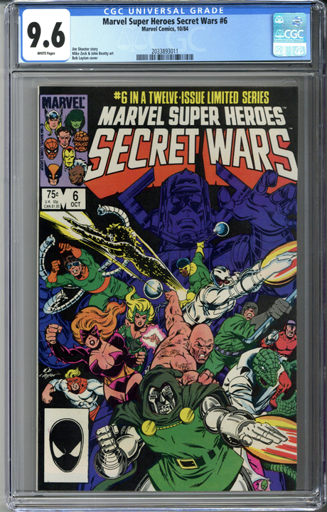 Marvel Super Heroes Secret Wars #6 CGC 9.6