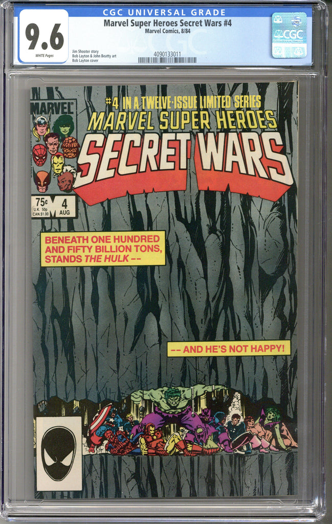 Marvel Super Heroes Secret Wars #4 CGC 9.6