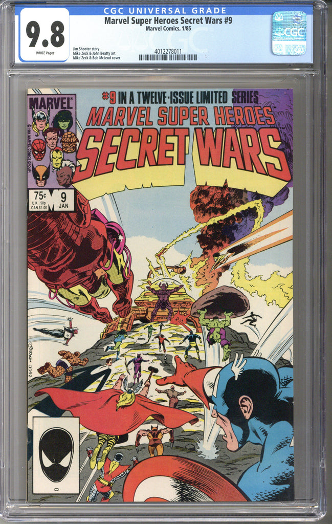 Marvel Super Heroes Secret Wars #9 CGC 9.8