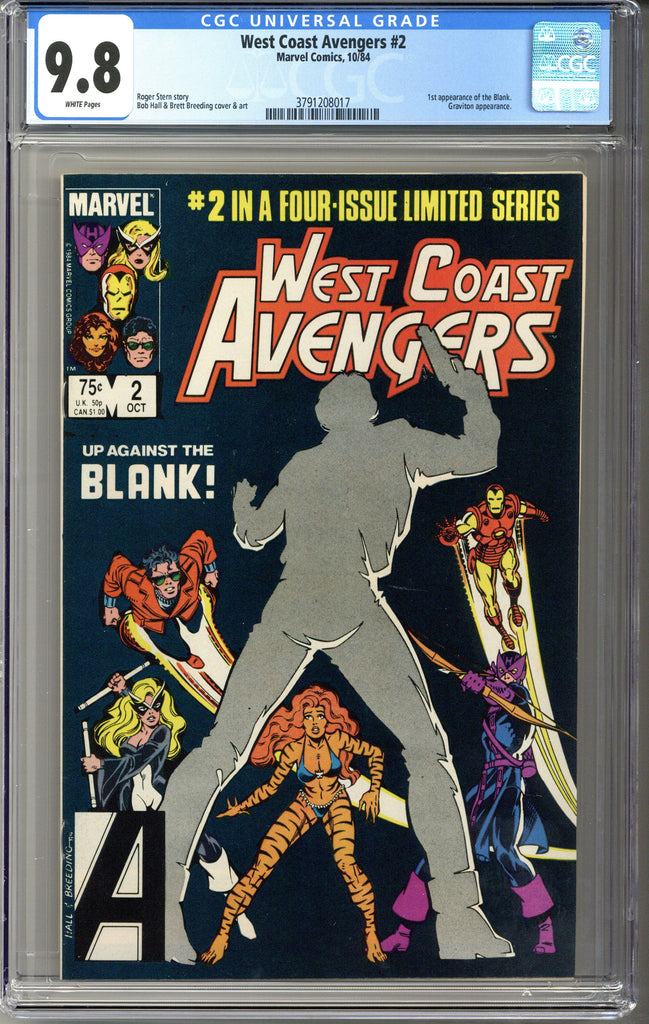 West Coast Avengers Limited Series #2 CGC 9.8
