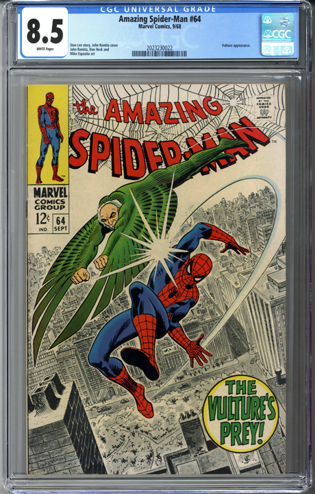 Amazing Spider-man #64 CGC 8.5
