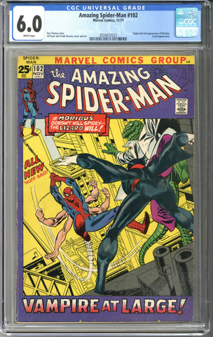 Amazing Spider-man #102 CGC 6.0