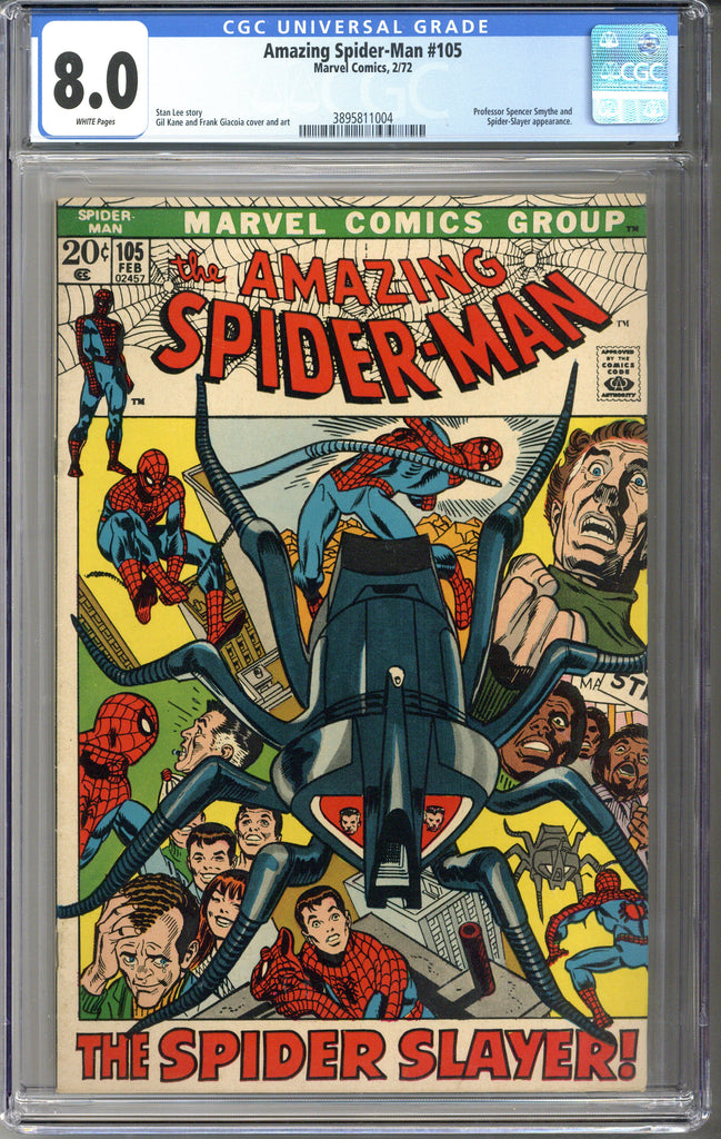 Amazing Spider-man #105 CGC 8.0