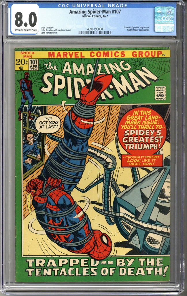 Amazing Spider-man #107 CGC 8.0