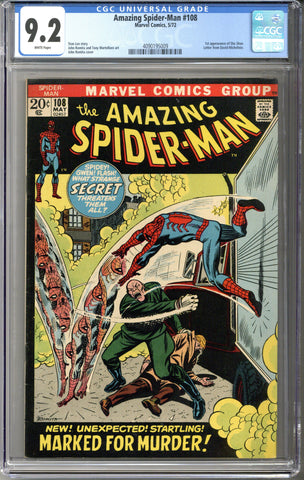 Amazing Spider-man #108 CGC 9.2