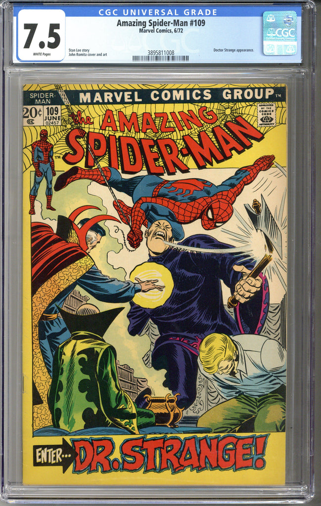 Amazing Spider-man #109 CGC 7.5