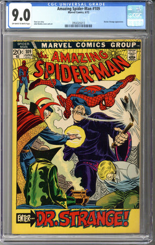 Amazing Spider-man #109 CGC 9.0