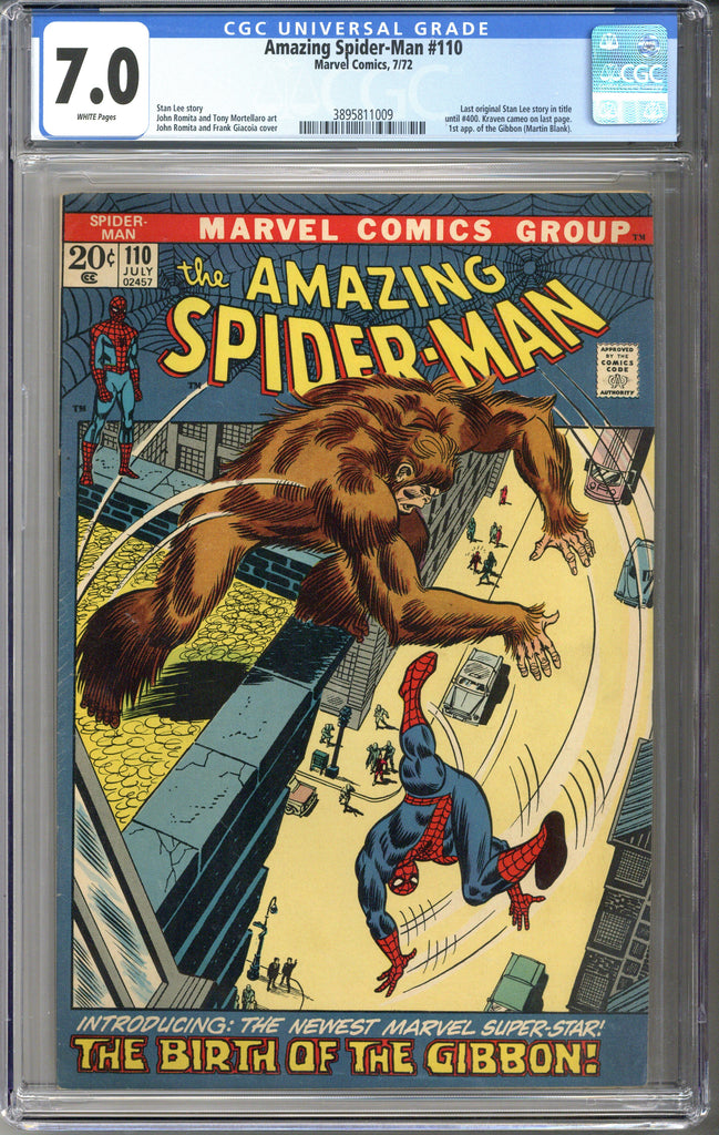 Amazing Spider-man #110 CGC 7.0