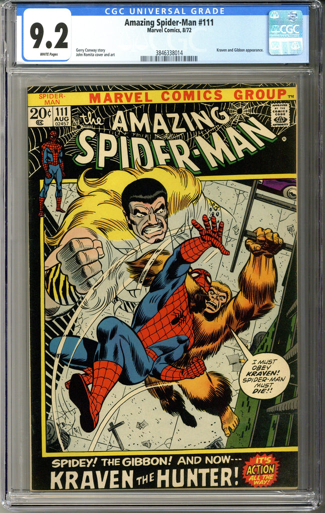 Amazing Spider-man #111 CGC 9.2