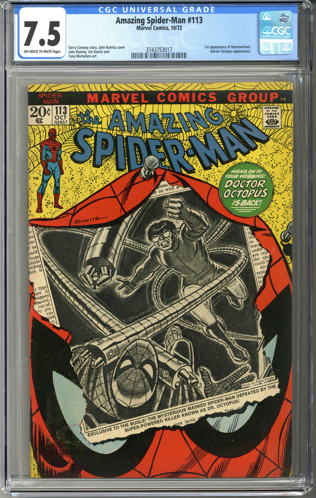 Amazing Spider-man #113 CGC 7.5