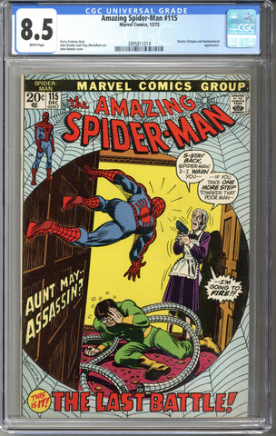 Amazing Spider-man #115 CGC 8.5