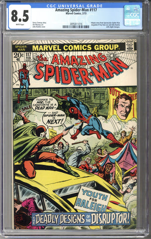 Amazing Spider-man #117 CGC 8.5