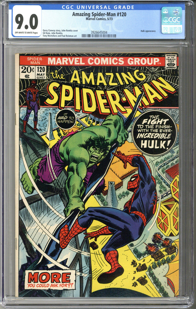 Amazing Spider-man #120 CGC 9.0