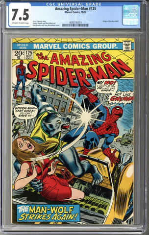 Amazing Spider-man #125 CGC 7.5