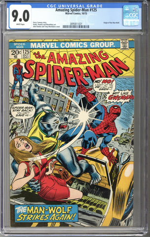 Amazing Spider-man #125 CGC 9.0
