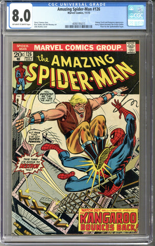 Amazing Spider-man #126 CGC 8.0