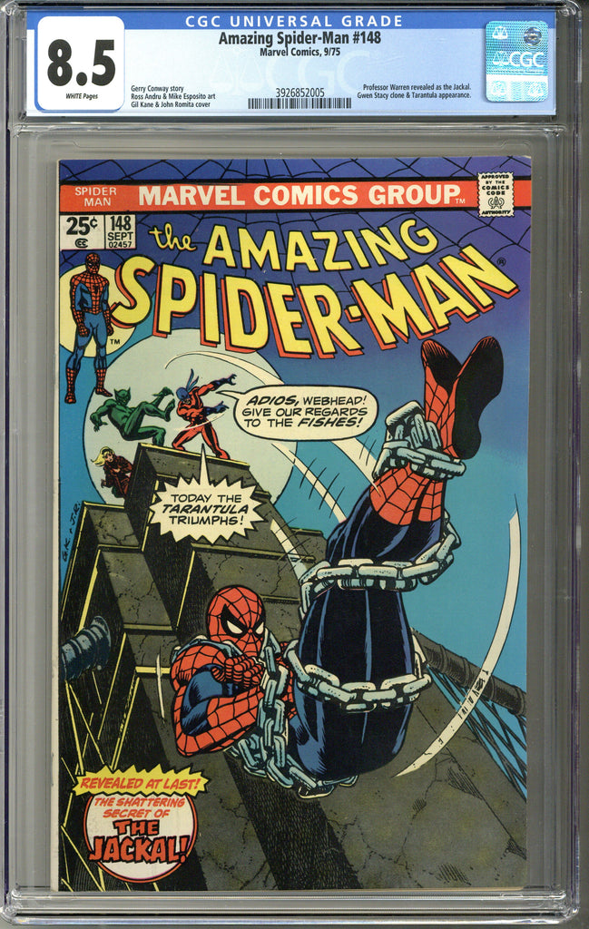 Amazing Spider-man #148 CGC 8.5