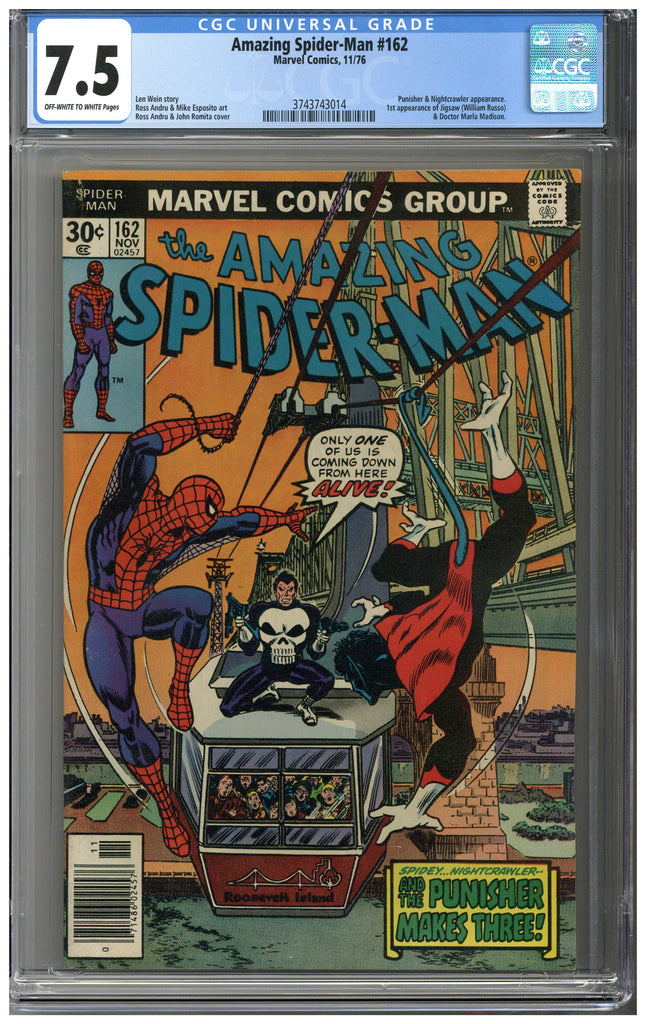 Amazing Spider-man #162 CGC 7.5