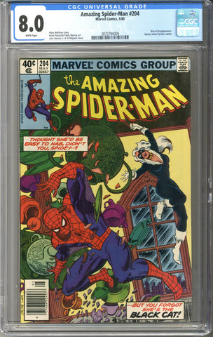 Amazing Spider-man #204 CGC 8.0