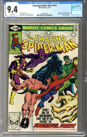 Amazing Spider-man #214 CGC 9.4