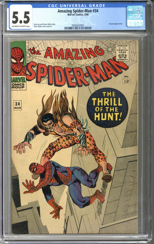 Amazing Spider-man #34 CGC 5.5