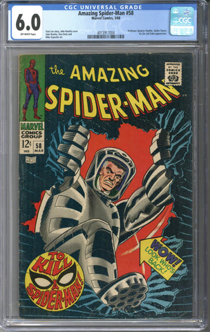Amazing Spider-man #58 CGC 6.0