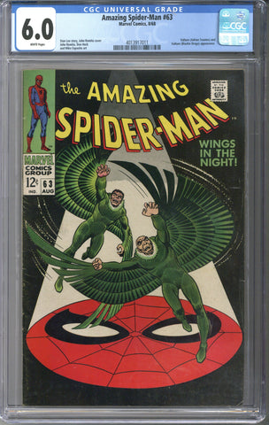 Amazing Spider-man #63 CGC 6.0