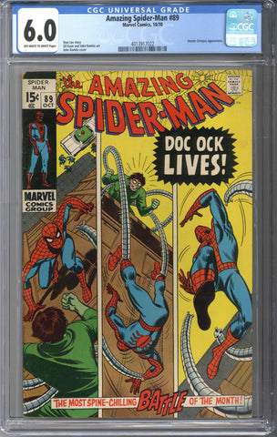 Amazing Spider-man #89 CGC 6.0