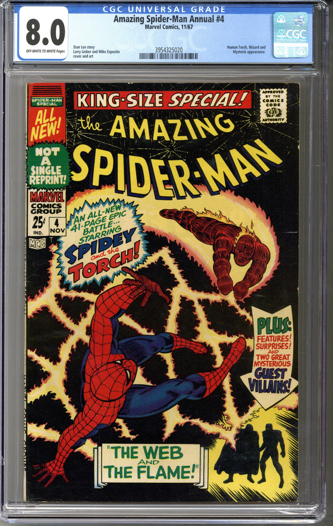 Amazing Spider-man Annual #4 CGC 8.0