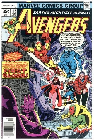 Avengers #168 F/VF