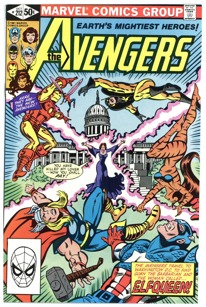Avengers #212 NM+