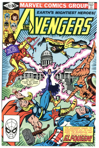 Avengers #212 NM+