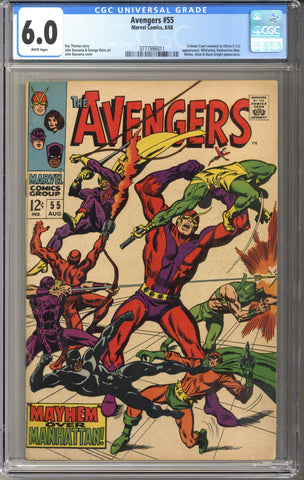 Avengers #55 CGC 6.0