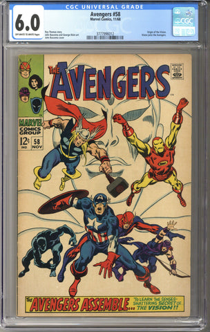 Avengers #58 CGC 6.0