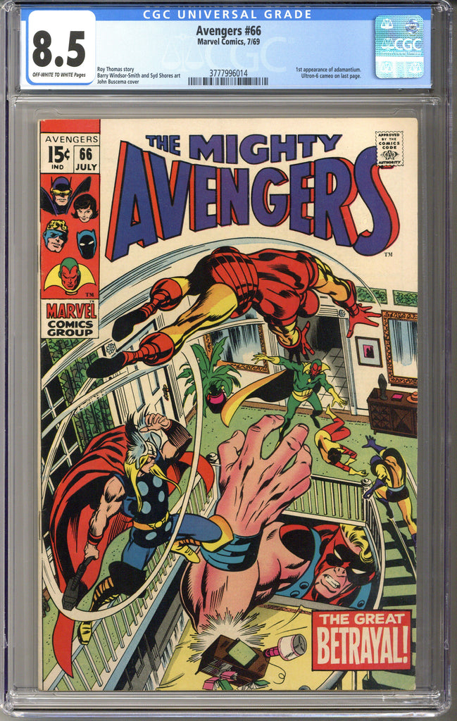 Avengers #66 CGC 8.5