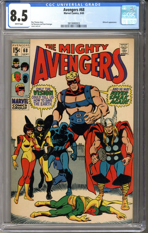 Avengers #68 CGC 8.5