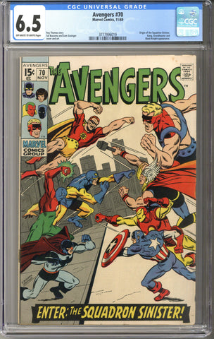 Avengers #70 CGC 6.5