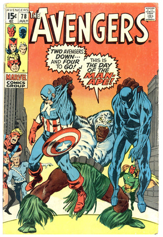 Avengers #78 F/VF