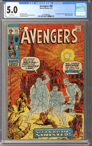 Avengers #85 CGC 5.0